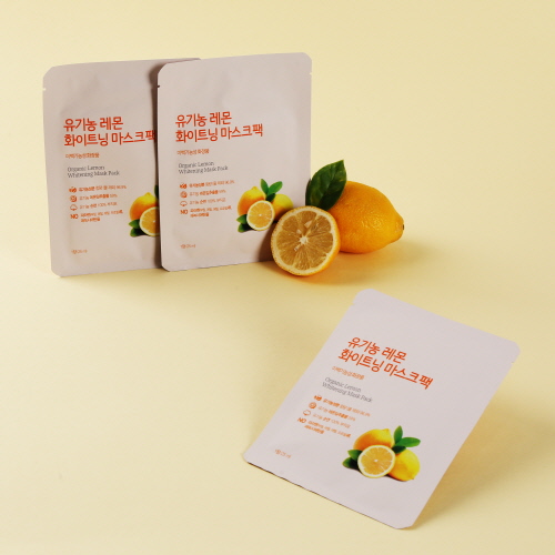 [유기농레몬마스크팩(유기농면)*25ml*CH하모니]-상세정보